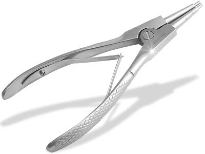 Edelstahl Ringöffner Piercing Zange mit 2 Kerben, Rostfrei - Bild 1 von 4