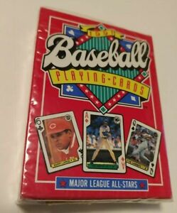 1991 Major League Baseball All-Stars Factory Sealed Poker Playing Cards