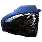 Indoor car cover fits Aston Martin DBX with mirror pockets Bespoke Le Mans Blue