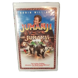 JUMANJI 1995 VHS Robin Williams, Kirsten Dunst, Bonnie Hunt, David Alan - Picture 1 of 6