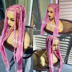 braided wigs for black women heart conrow wig - Picture 1 of 5