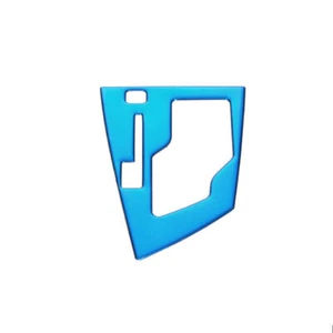 For Toyota Corolla 2014-2018 Gear Shift Blue Titanium Frame Trim Central Console - Picture 1 of 5