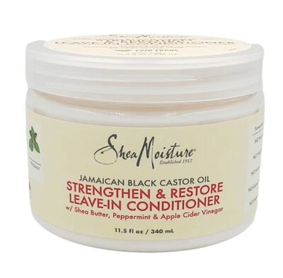 Shea Moisture Jamaican Black Castor Strengthen Restore Leave in Conditioner 340m