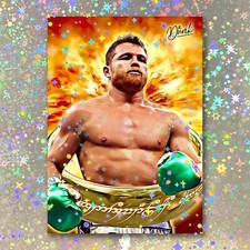 Saul ‘Canelo’ Alvarez Holographic Lord Of The Ring Sketch Card Limited 2/5