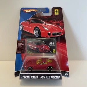 Hot Wheels Ferrari Racer 599 GTB FIORANO Rojo Nuevo stock antiguo sin abrir - Imagen 1 de 13