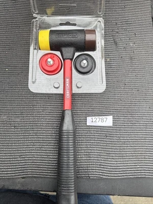 Sears Craftsman USA Nos Rare Non Marring Hammer 38388 Interchangeable Tips 4 Inc - Image 1 of 4
