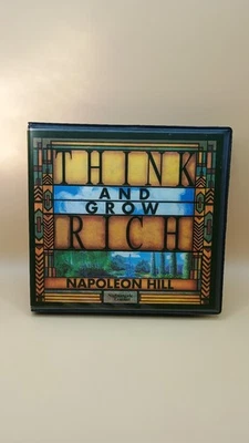 Think And Grow Rich Audiobook - By Napoleon Hill‎ CD-ROM- 11 CDs CD Workbook. - Image 1 of 4