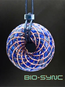 Colgante Energía Vórtice Relación Dorada Cobre Lapislázuli + Terahercios Frecuencia 741Hz - Imagen 1 de 3