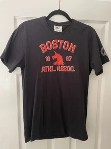 Boston Marathon T-Shirt 2012 - Adidas - Schwarz - Größe M Vintage Cool Boho - Bild 1 von 8