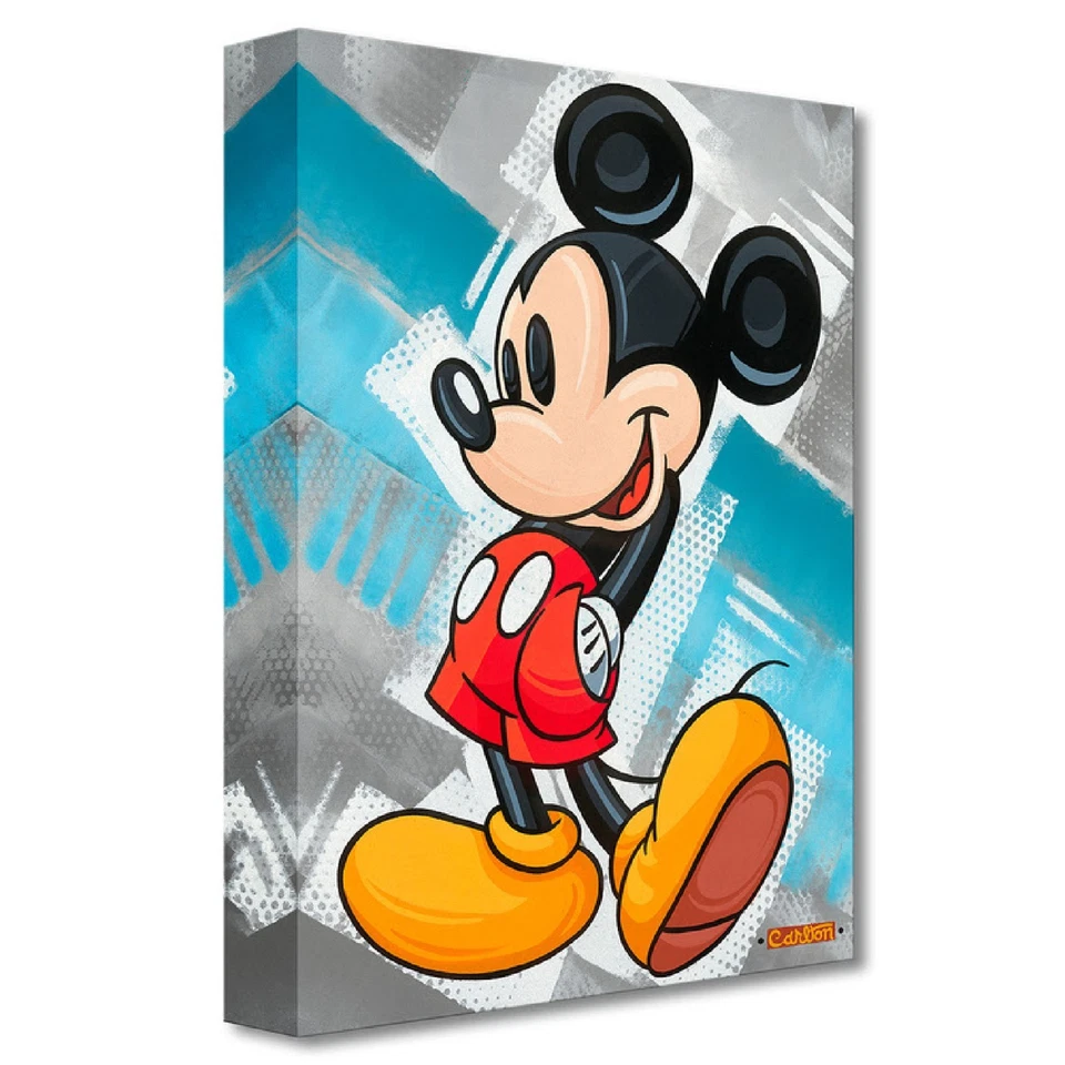 Ahh Geez Mickey 16Hx12W Disney Fine Art by Trevor Carlton - Image 1 of 1
