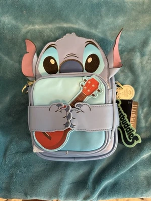 Loungefly Disney Stitch Ukulele Figural Crossbody Bag  - Image 1 of 2