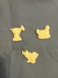 Piezas cerámicas de animales de granja - Imagen 1 de 2
