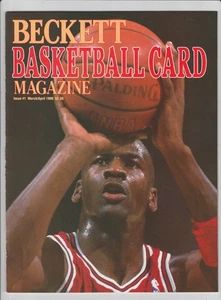 MICHAEL JORDAN BECKETT MAGAZINE MARCH/APRIL 1990 #1 BASKETBALL CARD PRICE GUIDE - Picture 1 of 2