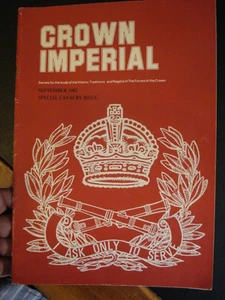 British Army Cavalry Uniforms Insignia Journal Military History Crown Imperial - Picture 1 of 6