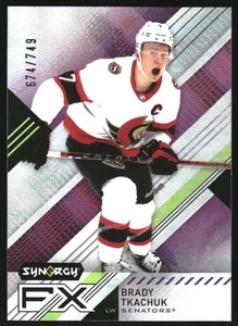 2021-22 Synergy FX #FXBT Brady Tkachuk /749 - Picture 1 of 2