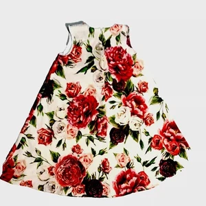 Dolce & Gabbana Girl’s Dress Rose Peony 11/12 Preppy Rare Coastal Couture Yacht - Picture 1 of 12