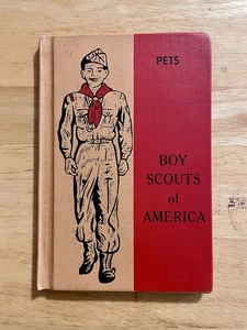 1957 Vintage BSA Pets Merit Badge Hardback Book - Picture 1 of 3