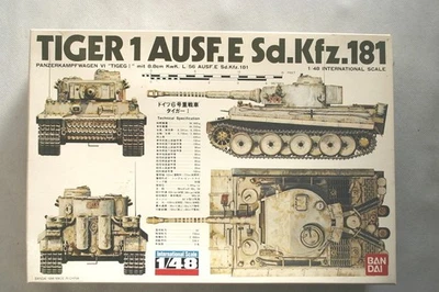 Carro armato pesante tedesco Bandai 1/48 Tiger I - Immagine 1 di 4