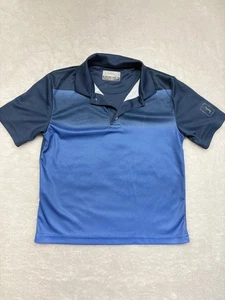PGA TOUR Golf Boys Small (8) Athletic Blue Ombre pullover - Picture 1 of 7