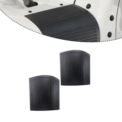 Cubierta blindada de carrocería negra mate ABS para Jeep Wrangler JK 2007-2018 2 piezas Foto 1 de 4