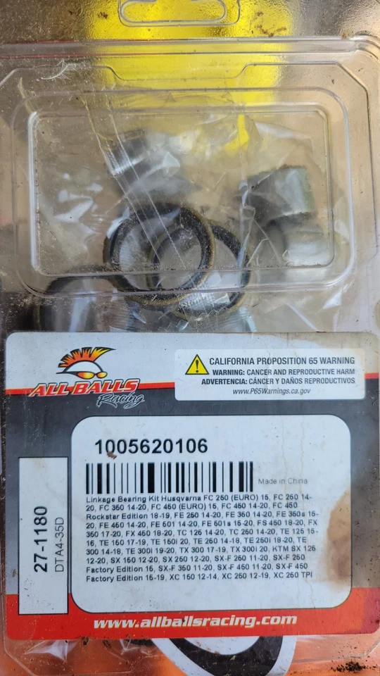 All Balls Swing Arm Linkage Bearing Seal Kit2011-2020 KTM/Husqvarna 250 sx/SX-F  - Изображение 1 из 1