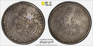 1603-HB German States SAXONY-ALBERTINE Thaler Silver Coin PCGS XF-Details - Picture 1 of 5