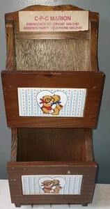 Vintage Wood Letter Mail Key Holder Wall Tile Accents Decor READ DESCRIPTION - Picture 1 of 17