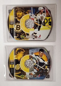 1999-2000 Upper Deck Bobby Orr and Ray Bourque Power Deck CD Rom Cards