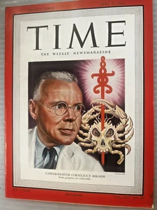 Vintage issue TIME Magazine June 27, 1949 Cancer-Fighter Cornelius Rhoads - Picture 1 of 3