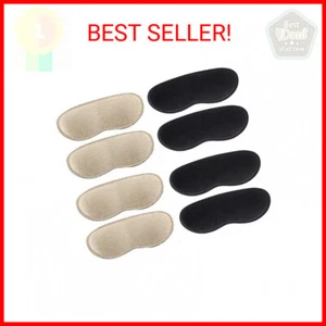 4 Pairs Heel Grips for Men and Women, Heel Pads for Shoes Too Big, Self-Adhesive - Picture 1 of 2