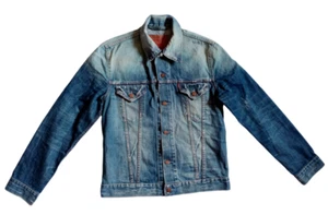 Chaqueta de mezclilla vintage Levi's Laguna Beach California descolorida azul jeans para hombre talla M - Imagen 1 de 12