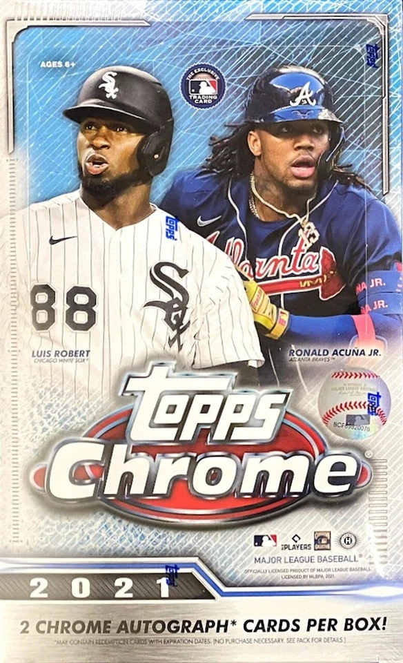 2021 Topps Chrome Baseball Hobby Box - Image 1 of 1