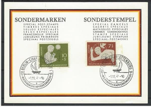 S3-6-73) RFA Jugend Mi 232-233 en postal especial con SoSt Berlín Charlottenburg - Imagen 1 de 1