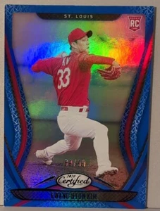 St. Louis Cardinals 2020 BB Kwang-Hyun Kim 69/99 azul certificado - Imagen 1 de 2