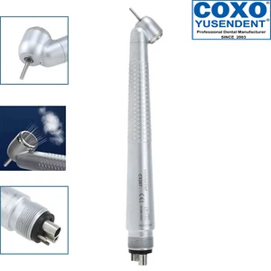 Coxo Dental 45 Degree Surgical Handpiece High Speed Air Turbine Rear Exhaust M4 - Picture 1 of 13