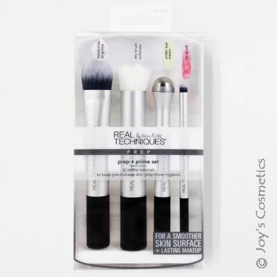 1 REAL TECHNIQUES Vorbereitung+Prime Set Make-up Pinsel "RT-1709" Joys Kosmetik - Bild 1 von 4