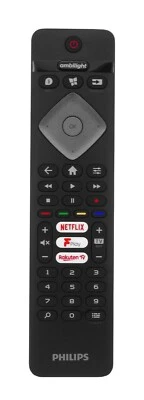 Genuine Philips Ambilight Remote Control 398GR10BEPHN0020CR for Smart LED TV - Image 1 of 4