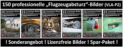 150 Lizenzfreie Profi-Bilder! Flugzeugabsturz! UVP180,- (Royalty Free) Photoshop - Bild 1 von 4