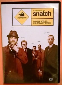 Snatch DVD Region 2 Statham Brad Pitt Del Toro Guy Ritchie Farina Vinnie Jones  - Picture 1 of 3