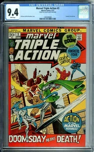 MARVEL TRIPLE ACCIÓN #3 CGC 9,4 WP 2ª COLECCIÓN JON BERK mejor calificada - Imagen 1 de 2