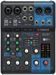 Yamaha MG06X Analog 6-Channel Mixing Console w/ Built-In SPX Effects - Picture 1 of 5