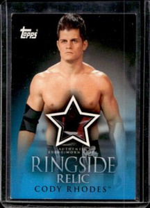 2009 Topps WWE Cody Rhodes Event Worn Shirt Ringside Relic NNO