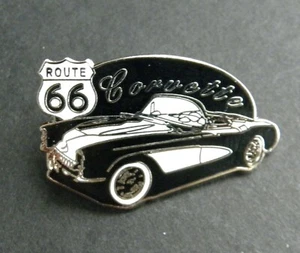 ROUTE 66 1953 CHEVROLET CORVETTE CABRIO ANSTECKNADEL BADGE 1,25 ZOLL - Bild 1 von 1