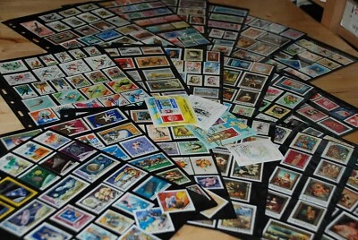 Huge Collection Space, Animals, Painting, Horse, Fish, Sport, 460 STAMPS HUNGARY - Image 1 of 4