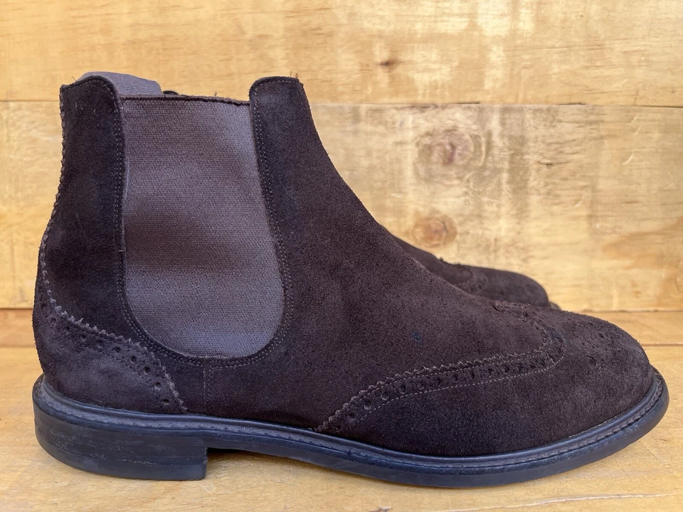 Church’s ‘GRANSLEY 2’ Hombres Marrón Gamuza Cuero Bota Chelsea Talla UK 9 G/US 10 Foto 1 de 4