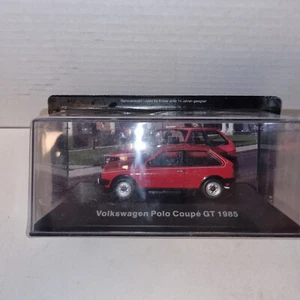 Volkswagen Polo Coupe GT 1985 1:43 con embalaje original VW rojo - Imagen 1 de 2