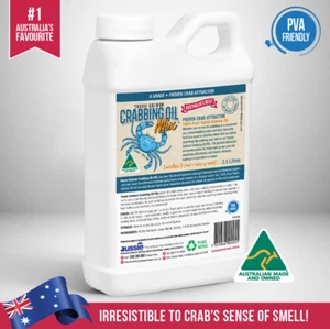 Tassie Salmon Crabbing Oil Best Attractant For Crabs & Squid 2.5L - 100 Mixes - Picture 1 of 8