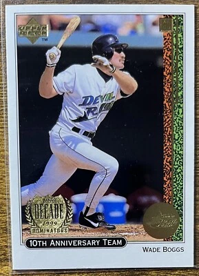 1998 UPPER DECK 10TH ANNIVERSARY TEAM WADE BOGGS #X15 HOF NMMT FREE SHIPPING! - Image 1 of 2