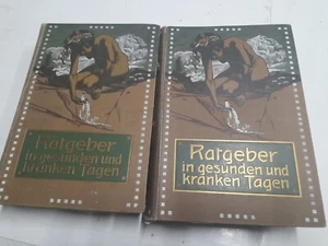 Um 1910. Ratgeber in gesunden u. kranken Tagen. 2 schöne  Bände. Mit Klappmodel - Bild 1 von 22