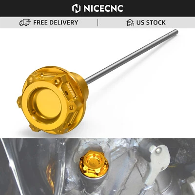 Medidor de nivel de varilla de medición de aceite de motor CNC para Suzuki DRZ400 DRZ400E DRZ400S DRZ400SM Foto 1 de 4